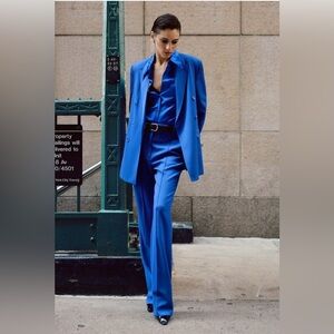 COPY - & Other Stories blue double breasted blazer in size 0